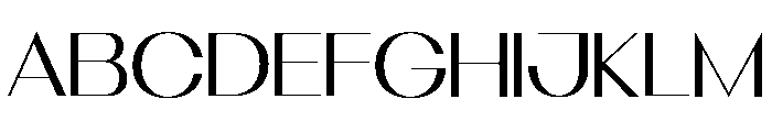 Revetra Light Font UPPERCASE