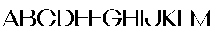 Revetra Regular Instance Font UPPERCASE