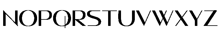 Revetra Regular Instance Font UPPERCASE