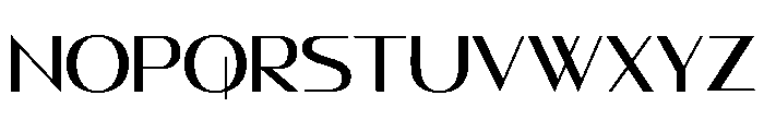 Revetra Regular Font UPPERCASE