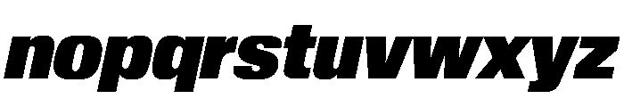 Review Black Italic Font LOWERCASE