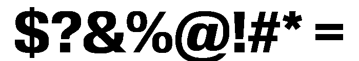 Review Bold Font OTHER CHARS