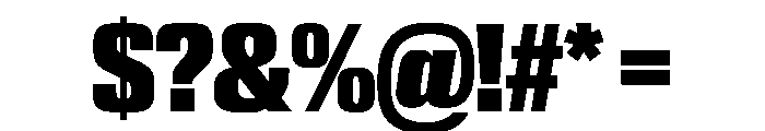 Review Condensed Black Font OTHER CHARS