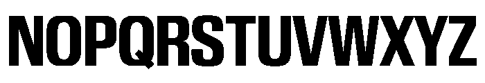 Review Condensed Bold Font UPPERCASE