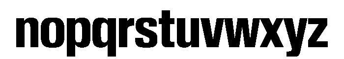 Review Condensed Bold Font LOWERCASE