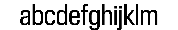 Review Condensed Regular FONT