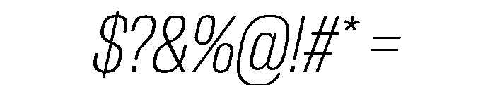 Review Condensed Thin Italic Font OTHER CHARS