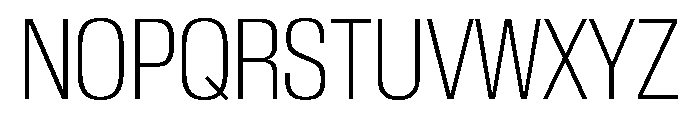 Review Condensed Thin Font UPPERCASE