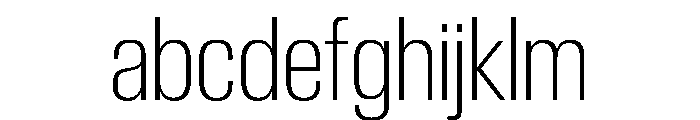 Review Condensed Thin FONT