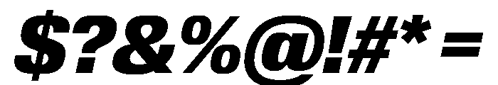 Review Heavy Italic Font OTHER CHARS