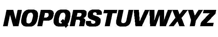 Review Heavy Italic Font UPPERCASE