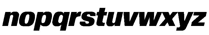 Review Heavy Italic Font LOWERCASE