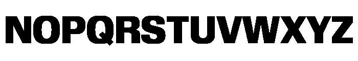 Review Heavy Font UPPERCASE