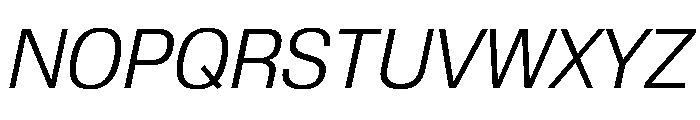 Review Light Italic Font UPPERCASE