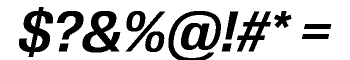 Review Medium Italic Font OTHER CHARS