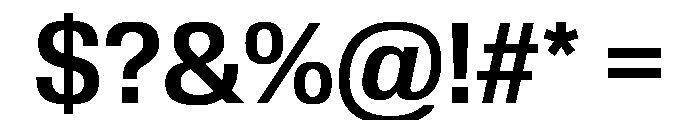 Review Medium Font OTHER CHARS
