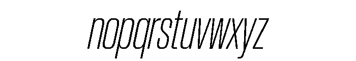Review Poster Thin Italic Font LOWERCASE