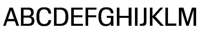 Review Regular Font UPPERCASE