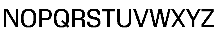 Review Regular Font UPPERCASE