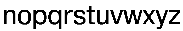 Review Regular Font LOWERCASE