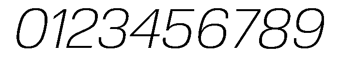 Review Thin Italic Font OTHER CHARS