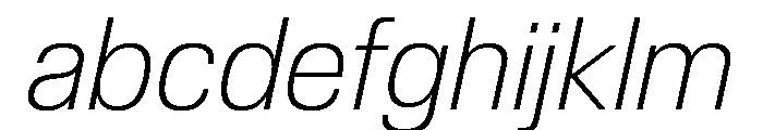 Review Thin Italic FONT