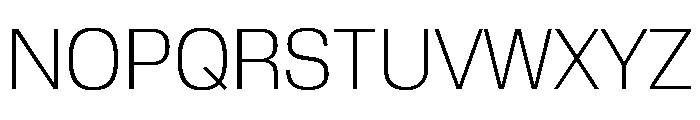 Review Thin Font UPPERCASE