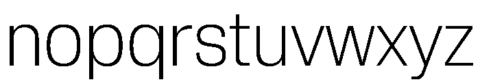 Review Thin Font LOWERCASE