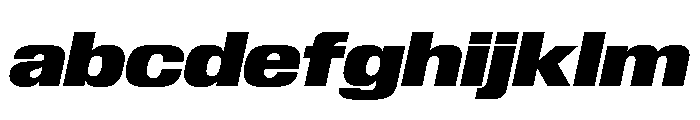 Review Wide Black Italic FONT