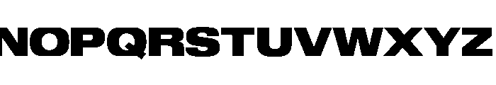 Review Wide Black Font UPPERCASE