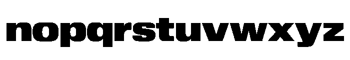 Review Wide Black Font LOWERCASE