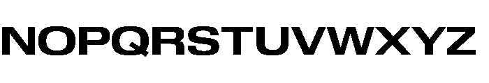 Review Wide Bold Font UPPERCASE