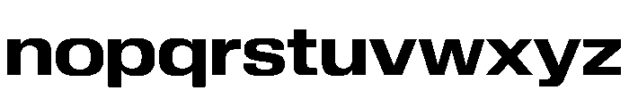 Review Wide Bold Font LOWERCASE