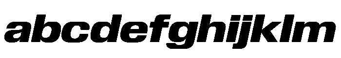 Review Wide Heavy Italic FONT