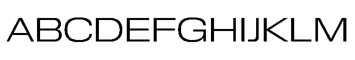 Review Wide Light Font UPPERCASE