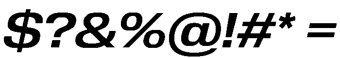 Review Wide Medium Italic Font OTHER CHARS