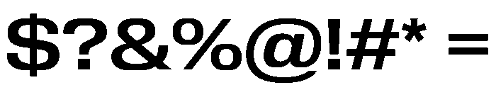 Review Wide Medium Font OTHER CHARS
