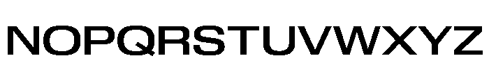 Review Wide Medium Font UPPERCASE