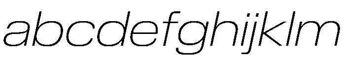 Review Wide Thin Italic FONT