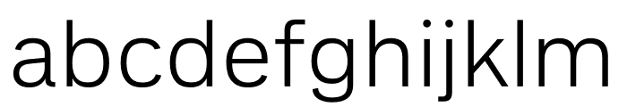 Recognition Light Font LOWERCASE