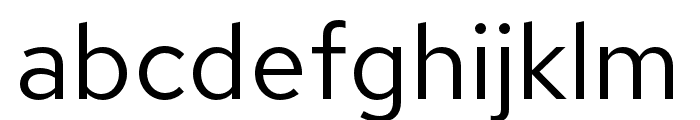 RedHatText Regular Font LOWERCASE