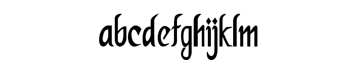 Redfall-CondensedBold Font LOWERCASE