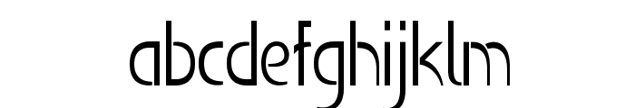 Regala-CondensedRegular Font LOWERCASE
