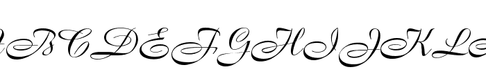 Regency Font UPPERCASE