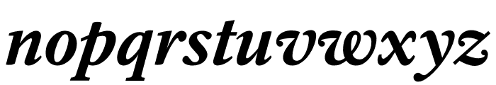 Register Semibold Italic Font LOWERCASE