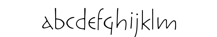 ReliqStd-LightActive Font LOWERCASE