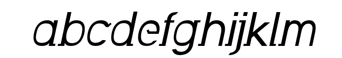 Rendart-Italic Font LOWERCASE