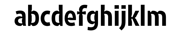 Retina MicroPlus Narrow Bold Font LOWERCASE