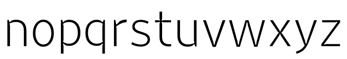 Retina MicroPlus Normal Extra Light Font LOWERCASE