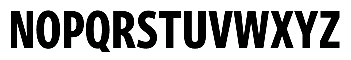Retina Standard Condensed Bold Font UPPERCASE